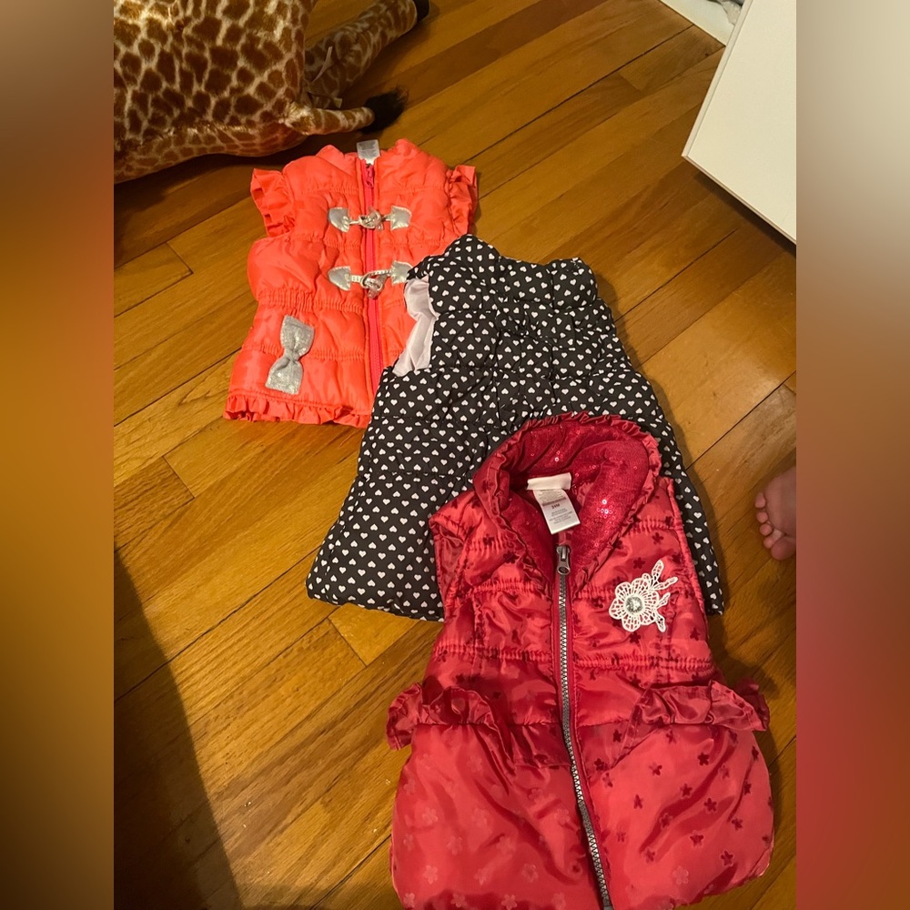 3 puffy vests 24 month